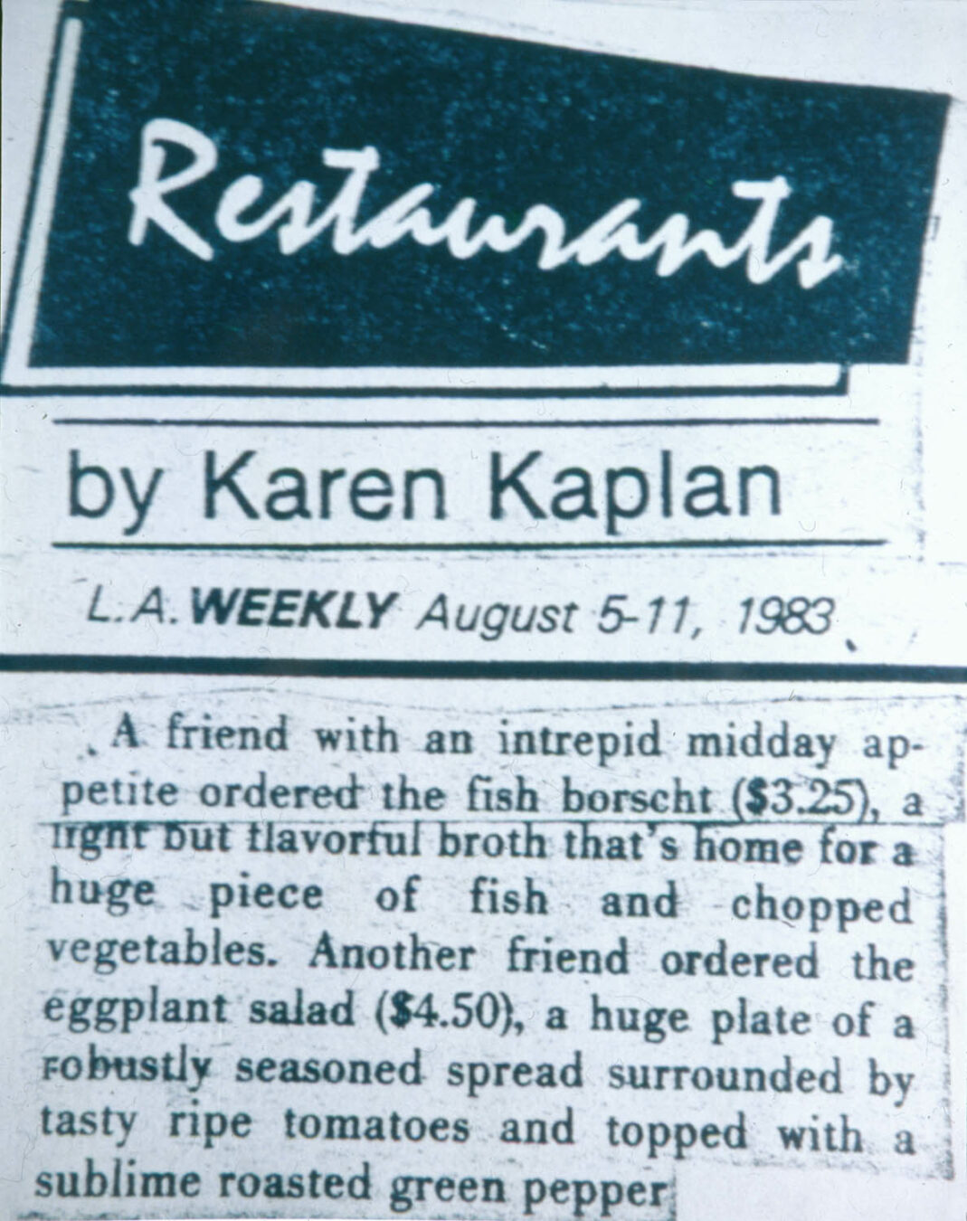 JOINT22b9_MIKE_KELLEY_THE_SUBLIME_Restaurant_Review